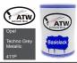 Preview: Opel, Techno Grey Metallic, 411P: 500ml Lackdose, von ATW Autoteile West.